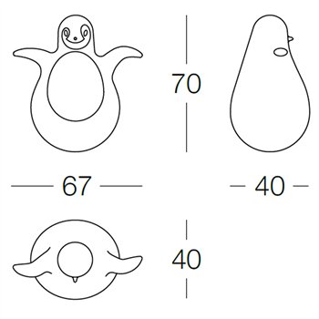 Escultura Pingy de Magis. Esculturas infantiles de diseño contemporáneo.