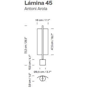 Lámpara sobremesa Lámina SantaCole