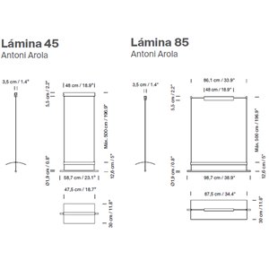 Lámpara suspensión Lámina SantaCole