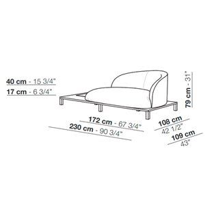 Daybed Bonsai Wood Arflex