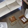 Mesa auxiliar multifuncional Tray M de HAY con gran diseño elegante y versatil.