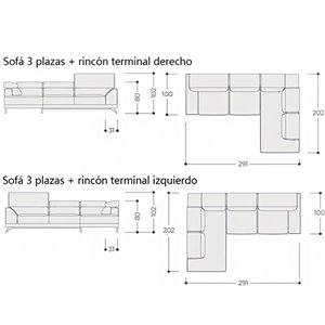 Sofá Tucson Temasdos