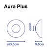 Aplique pared Aura Plus 24V Marset