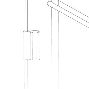 Clip pasacables Tria Mobles 114