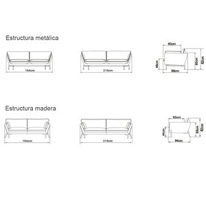 Sofá Hasle Scandinavian Upholstery