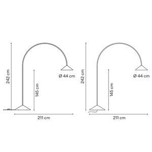 Lámpara pie Out outdoor Vibia