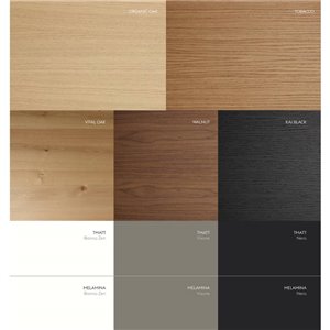Mesa Aise Oficina rectangular fija pies metálicos Treku