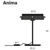 Lámpara sobremesa Anima Lumina