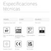 Lámpara sobremesa Daphine Cloe Lumina