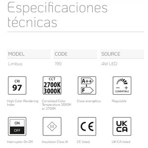 Lámpara suspensión Limbus LED Racimo Lumina