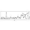 Reloj pared Skyline 1831 Progetti