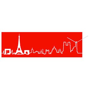 Reloj pared Skyline 1831 Progetti