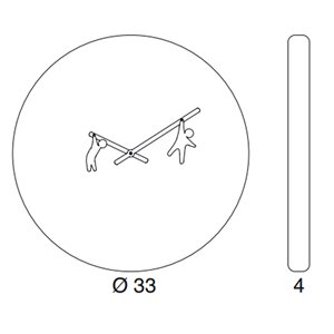 Reloj pared Time2play Progetti