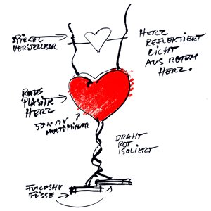 Lámpara suelo One from the Heart Ingo Maurer