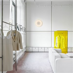 Apliqué de pared Moodmoon White Ingo Maurer