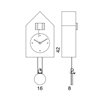 Reloj pared Freebird Progetti