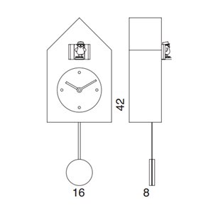 Reloj pared Freebird Badass Progetti