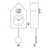 Reloj pared Freebird Punk Progetti