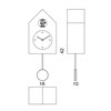 Reloj pared Rockbird Progetti