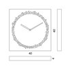 Reloj pared Dodici 2595 Progetti