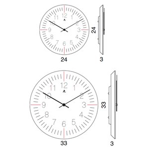 Reloj pared Orolo Gino 2601/11 Progetti