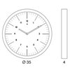 Reloj pared Ontime Progetti