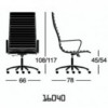 Silla ejecutivo Light 16040 de Luxy. Sillas de oficina. Sillas para ejecutivo.