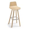 Taburete Set Patas de Madera Roble Alto Sellex