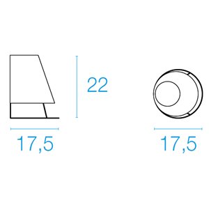 Lámpara de mesa Cone Emu