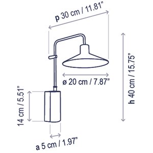 Aplique Platet A/01 Bover