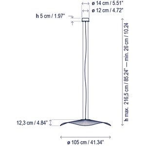 Lámpara suspensión Mediterrània S/105 Outdoor Bover