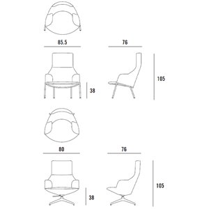 Sillón Circa Highback Bensen