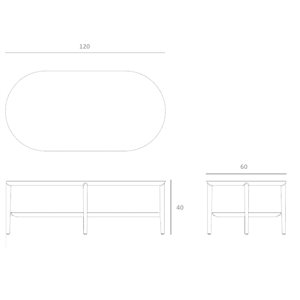 Mesa de centro Bok Ethnicraft