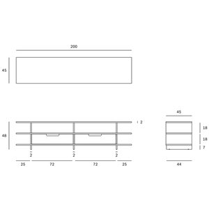Mueble TV Kabuki Ethnicraft