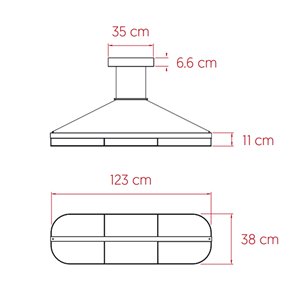 Lámpara suspensión Omma Long Leaf LZF