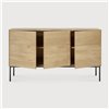 3 puertas: 150x45x85h cm