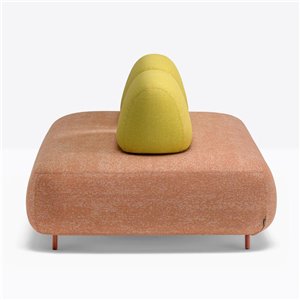 Pouf Buddy Oasi con respaldo Pedrali