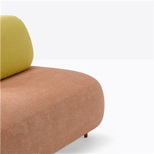 Pouf Buddy Oasi con respaldo Pedrali
