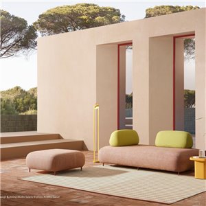Pouf Buddy Oasi con respaldo Pedrali