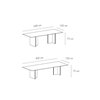 Mesa rectangular Stockholm Dekton Punt