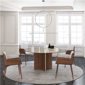 Mesa circular Stockholm Dekton Punt