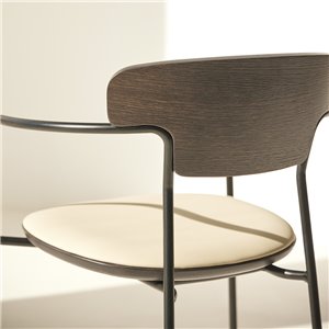 Silla asiento tapizado Pecan PCN101 Punt