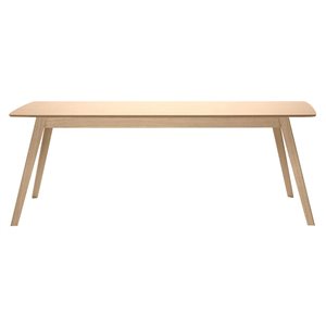 Mesa Aise oval fija madera Treku