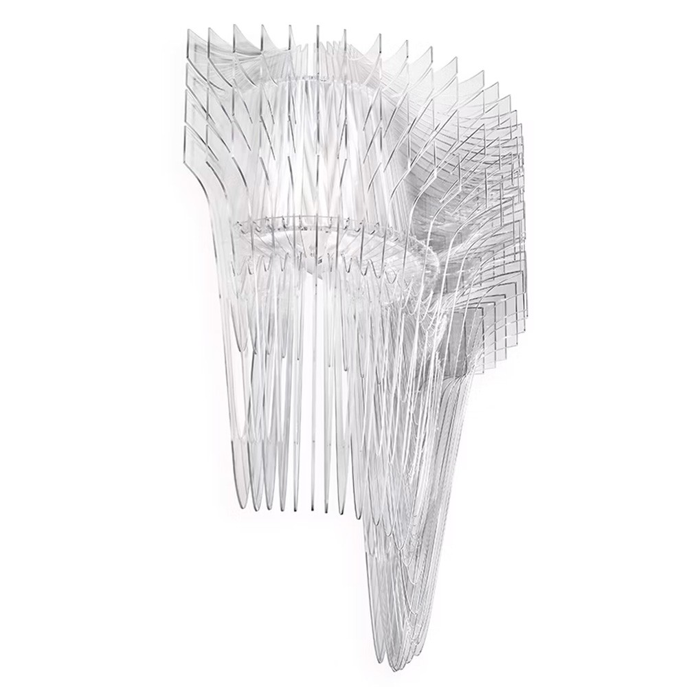 Aplique Aria de Slamp. Versiones en transparente o Gold.