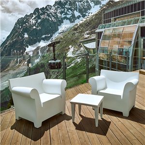 Mesa auxiliar Bubble Club Kartell