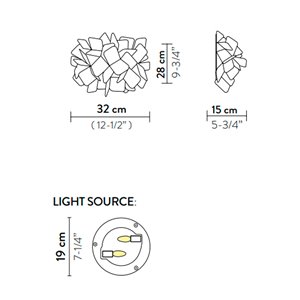 Aplique Clizia Slamp