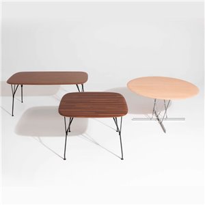 Mesa Viscount of Wood cuadrada Kartell