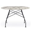 Mesa Glossy mármol redonda Kartell