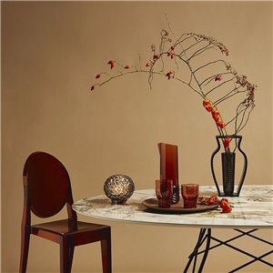 Mesa Glossy mármol redonda Kartell