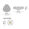 Aplique Drusa Slamp